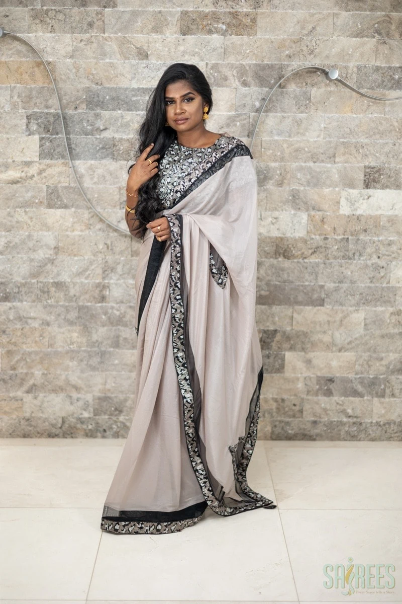 Signature Sai Diva Georgette Saree - Model 1